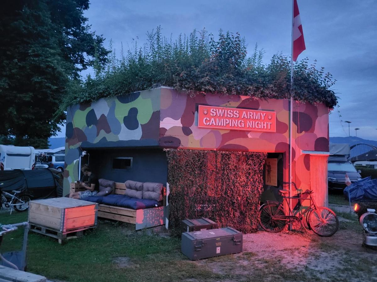 Swiss Army Camping Night / Militaerbunker St. Margrethen Bagian luar foto